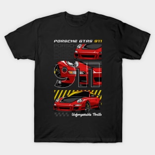 Porsche 911 GT3 RS Sports Car T-Shirt